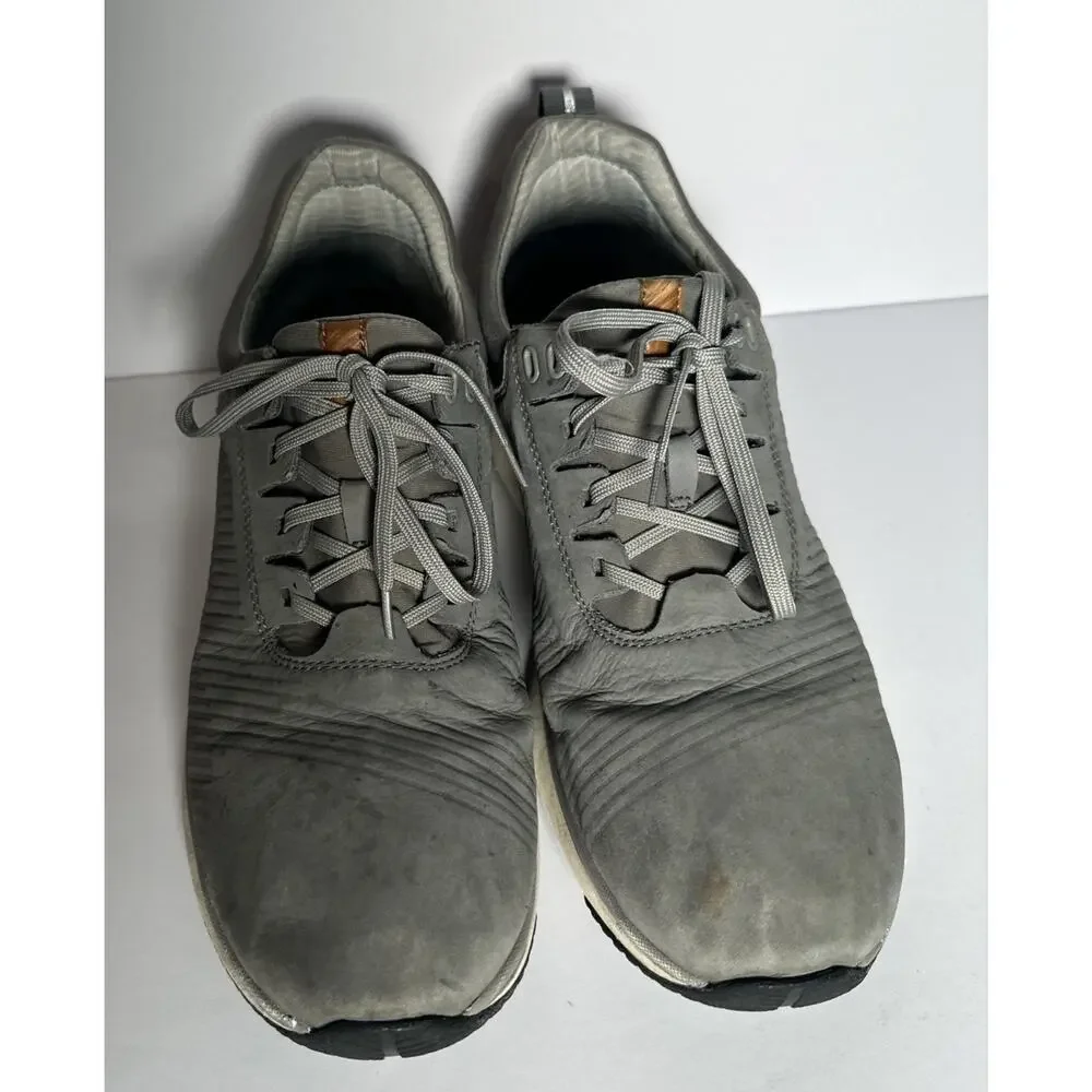 TR1 LUXE MEN'S SHOES SIZE 10 M GRAY NUBUCK LACE UP Johnston & Murphy